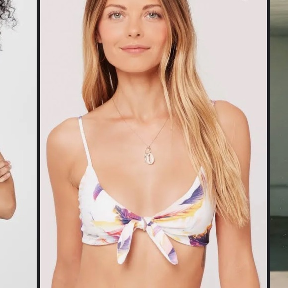 L*space Flashback Bikini Too in Sunset Palm - D Cup - New With Tags! - Picture 2 of 5